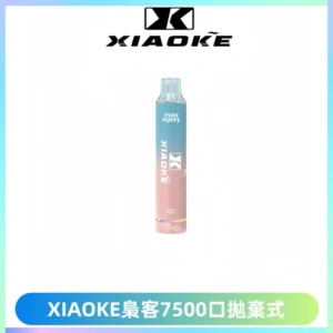 XIAOKE梟客7500Puffs跑馬燈拋棄式電子煙 可發光一次性